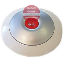 Apronti CALL Rufknopf Tellerversion in Porzellanweiß Funk-Rufknopf mit Kellner-Symbol