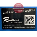 1000 Kundenkarten mit individuellem QR-Code Offsetdruck