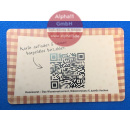 1000 Kundenkarten mit individuellem QR-Code Offsetdruck