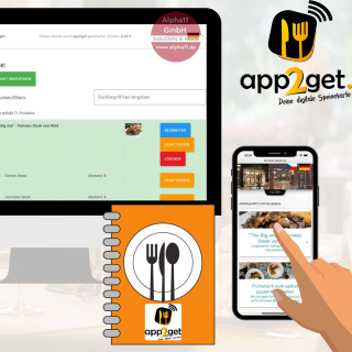 Datenbank-Kopie für weitere Standorte mit gleicher Speisekarte in app2get