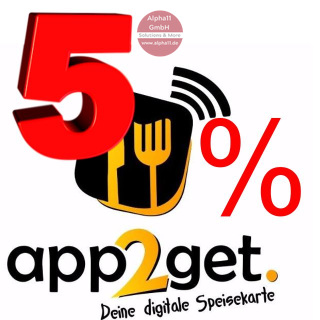 Umsatz-Provision 5% aus Monats-Umsatz app2get