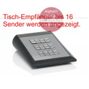Tisch-Empfangsstation, zeigt bis zu 16 Sender an