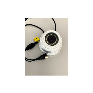 Analoge Fix-Dome Kamera im Vandalismusgehäuse - guter Zustand