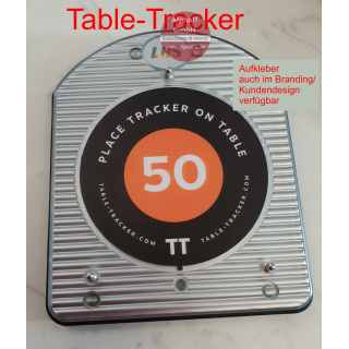 Aufkleber für Table-Tracker, Wasserfest