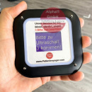 Patienten-Pager in Untersetzerform mit TEXT-Anzeige CS8