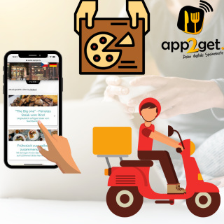 app2get Provisionsfreies Liefer- und Abholmodul 24 Monate Laufzeit