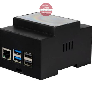 Linux Mini-PC mit Hutschienen-Gehäuse, fertig installiert 4 GB RAM + 16 GB SD-Industrial für Roboter-Cloud-Steuerung Bot-Pilot