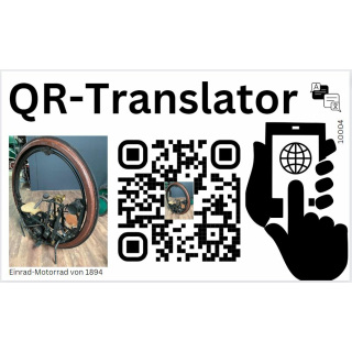 Yearly fee for one QR-Translator account (20 AI: QR-Codes included)