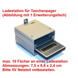 Ladestation für Klinik-Pager TP4 Grundmodul mit Netzteil