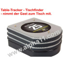 Table-Tracker (Tischfinder) in Silber. Nimmt der Gast zum...