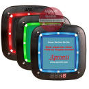 LED Gäste-Pager in Untersetzerform mit roter,...