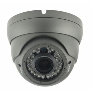 SDI Full-HD Kamera, grau, 2,1 MP Aufl&ouml;sung, Infrarot Au&szlig;enkamera, Vandalismus, Vario 2,8-12mm