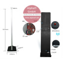 Stand-Monitor mit Prospekthalter, sowie integriertem...