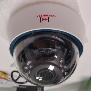AHD Kamera mit 2,1 MP Auflösung, weiß, Infrarot Innenkamera HD 1080, 2,8-12mm, Vario